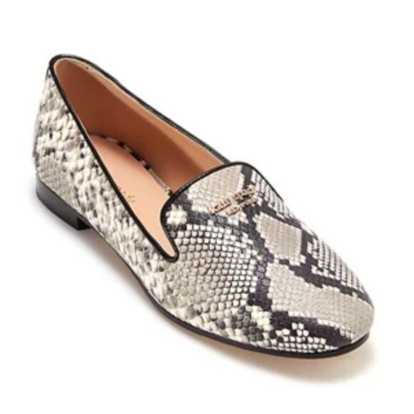 NWT Kate Spade Torte Roccia Embossed Snake Flat - Picture 1 of 8